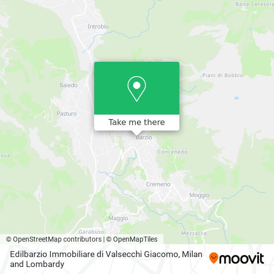 Edilbarzio Immobiliare di Valsecchi Giacomo map