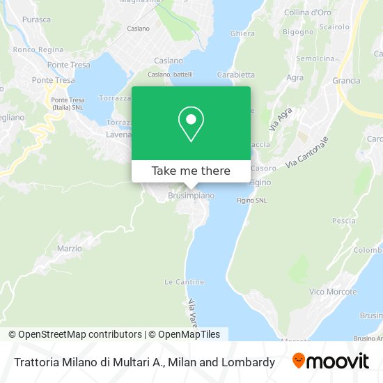 Trattoria Milano di Multari A. map