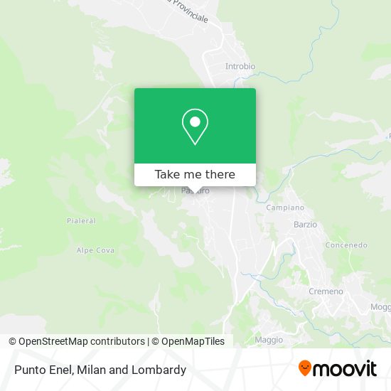 Punto Enel map