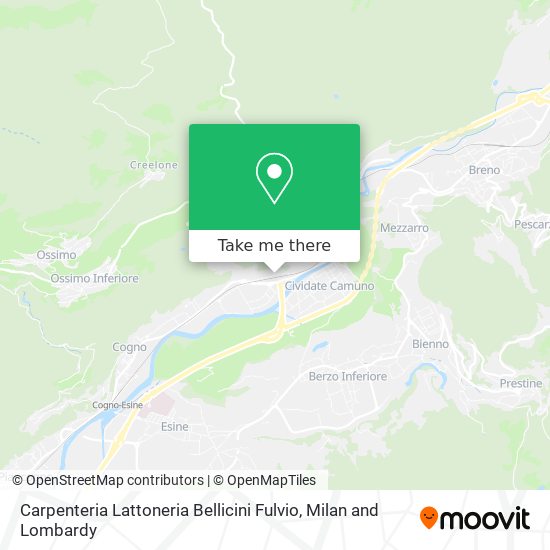Carpenteria Lattoneria Bellicini Fulvio map