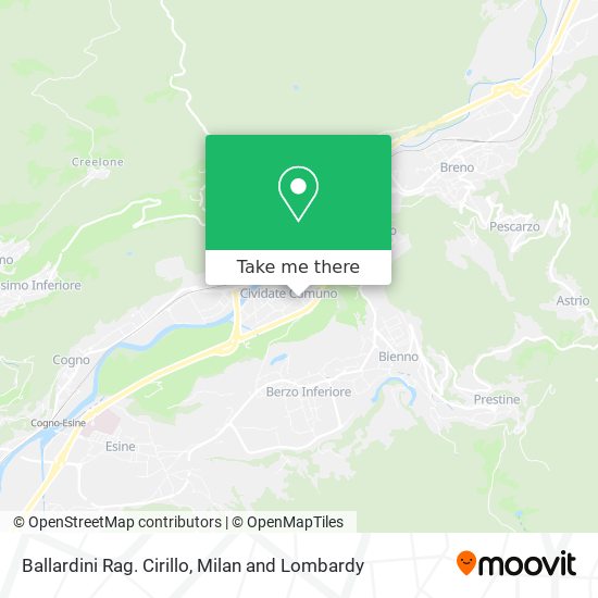 Ballardini Rag. Cirillo map