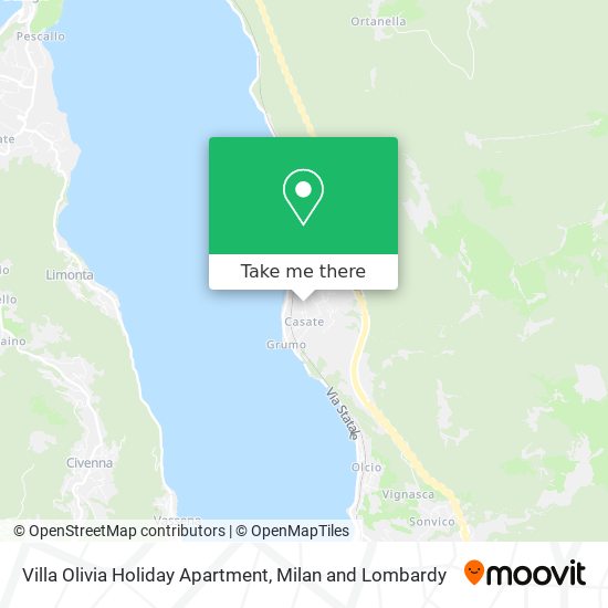 Villa Olivia Holiday Apartment map