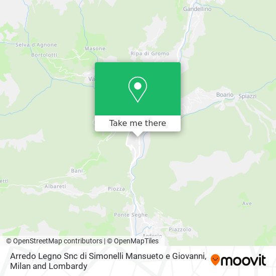 Arredo Legno Snc di Simonelli Mansueto e Giovanni map