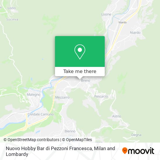 Nuovo Hobby Bar di Pezzoni Francesca map