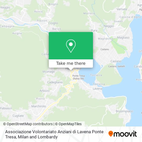 Associazione Volontariato Anziani di Lavena Ponte Tresa map