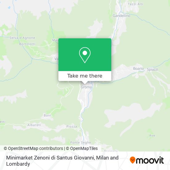 Minimarket Zenoni di Santus Giovanni map