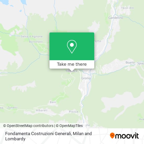Fondamenta Costruzioni Generali map