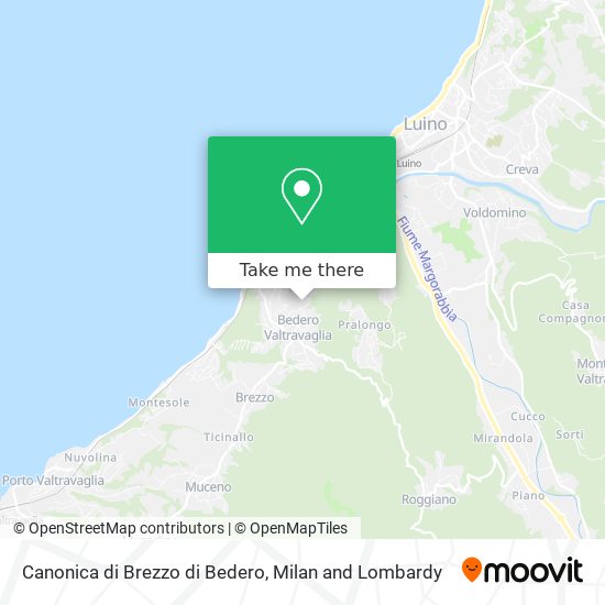 Canonica di Brezzo di Bedero map