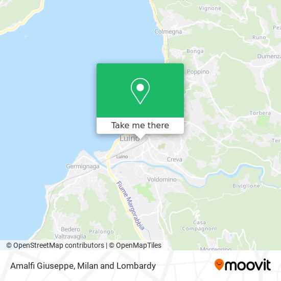 Amalfi Giuseppe map
