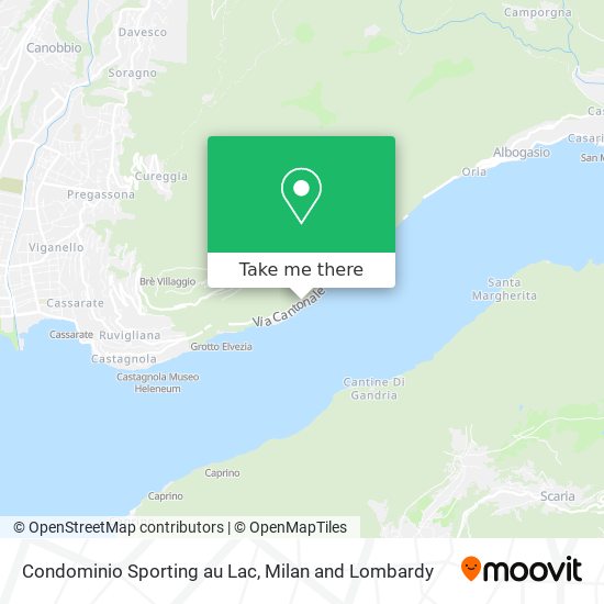 Condominio Sporting au Lac map