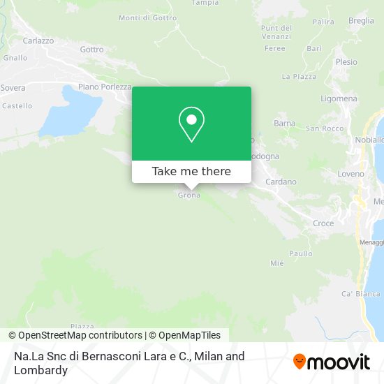 Na.La Snc di Bernasconi Lara e C. map