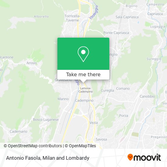 Antonio Fasola map