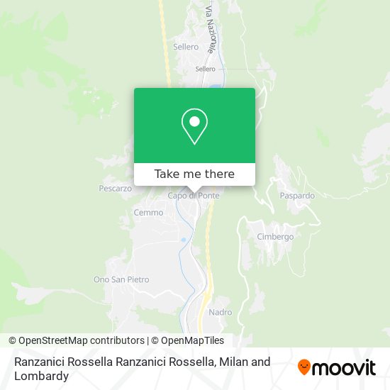 Ranzanici Rossella Ranzanici Rossella map