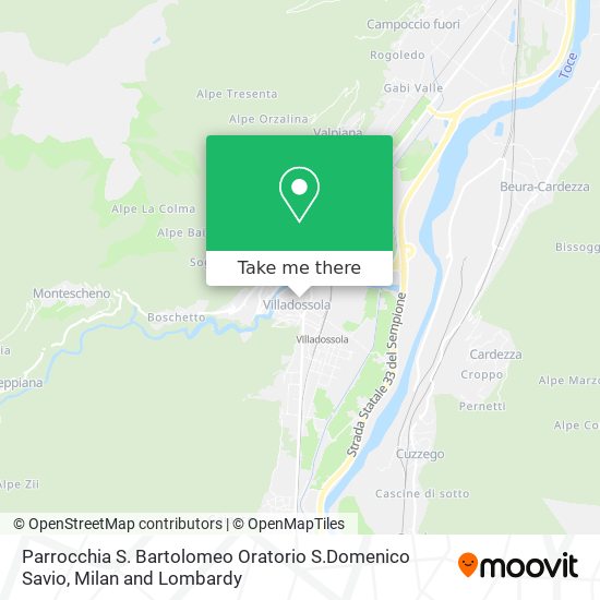 Parrocchia S. Bartolomeo Oratorio S.Domenico Savio map