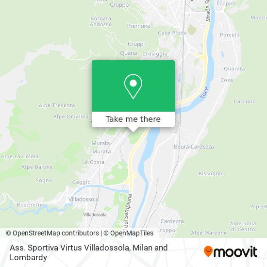 Ass. Sportiva Virtus Villadossola map