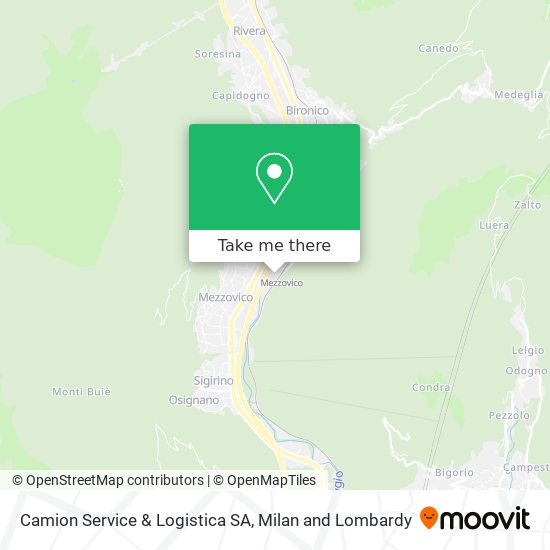 Camion Service & Logistica SA map