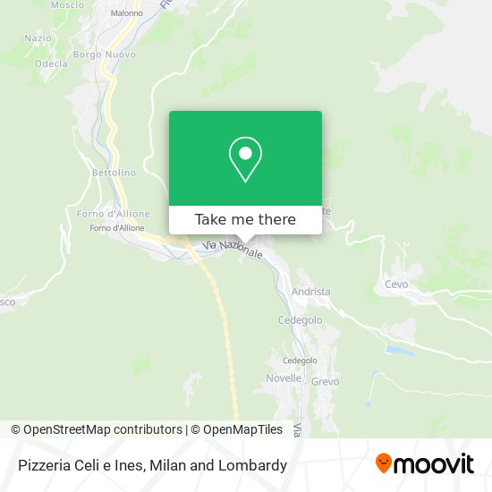 Pizzeria Celi e Ines map