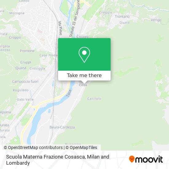 Scuola Materna Frazione Cosasca map