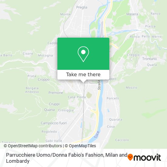 Parrucchiere Uomo / Donna Fabio's Fashion map