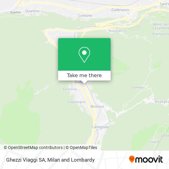 Ghezzi Viaggi SA map