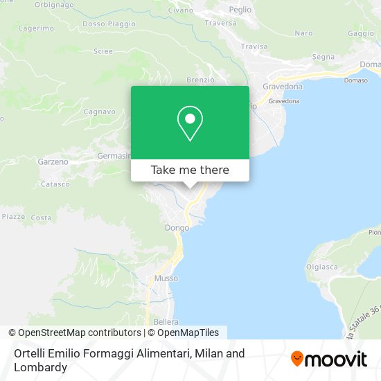Ortelli Emilio Formaggi Alimentari map