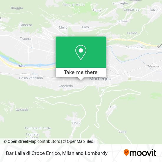 Bar Lalla di Croce Enrico map
