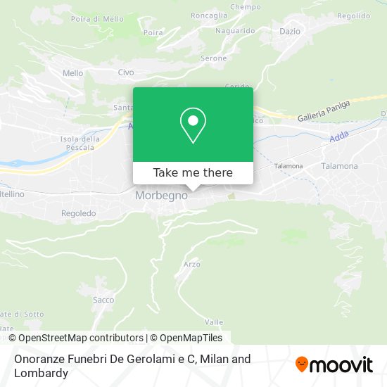 Onoranze Funebri De Gerolami e C map