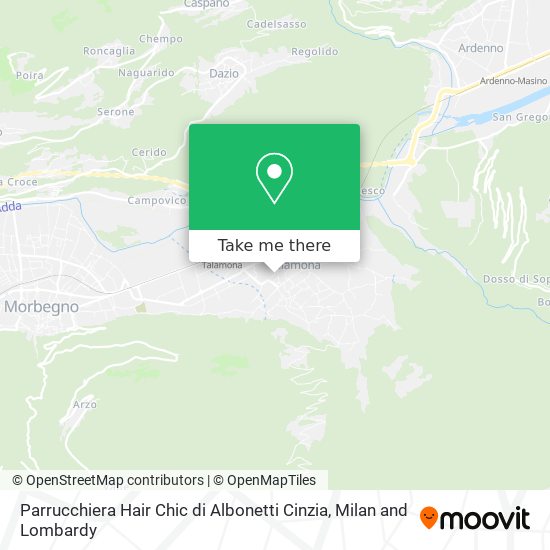 Parrucchiera Hair Chic di Albonetti Cinzia map