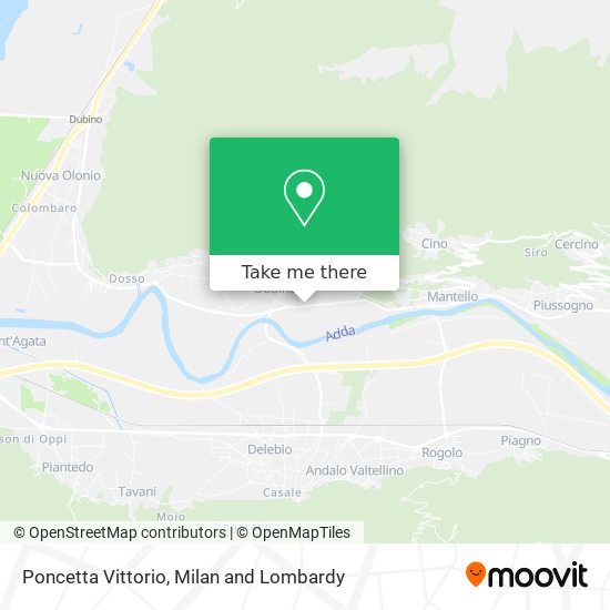 Poncetta Vittorio map