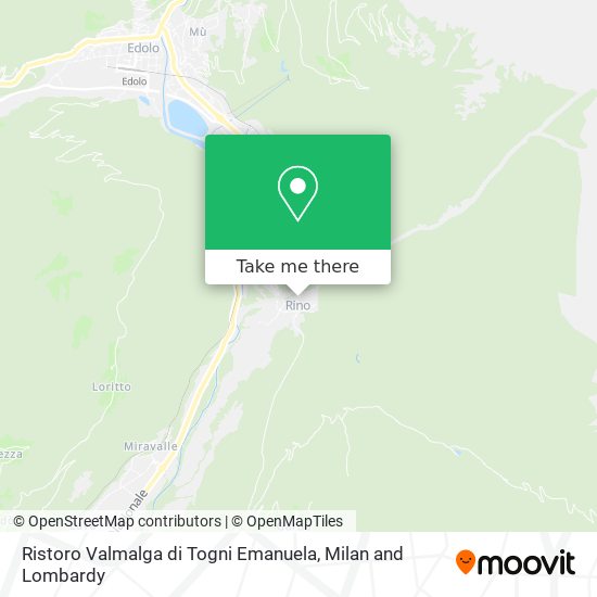 Ristoro Valmalga di Togni Emanuela map