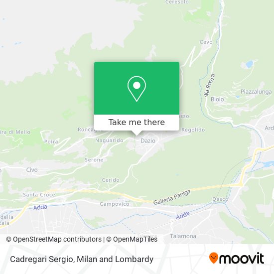 Cadregari Sergio map