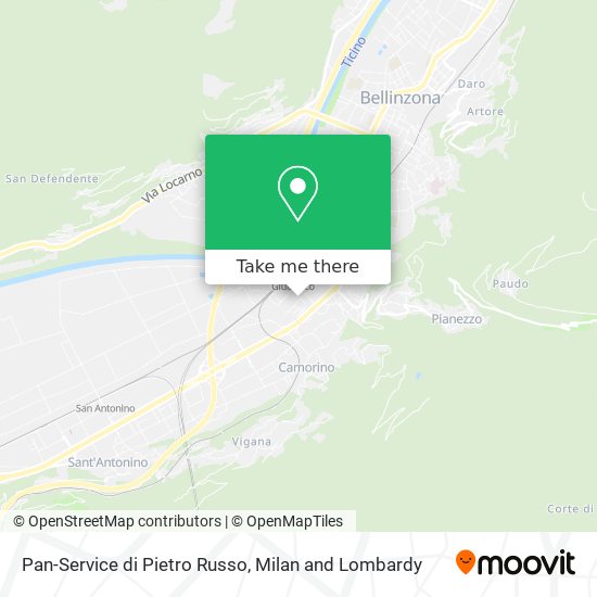Pan-Service di Pietro Russo map