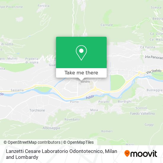 Lanzetti Cesare Laboratorio Odontotecnico map