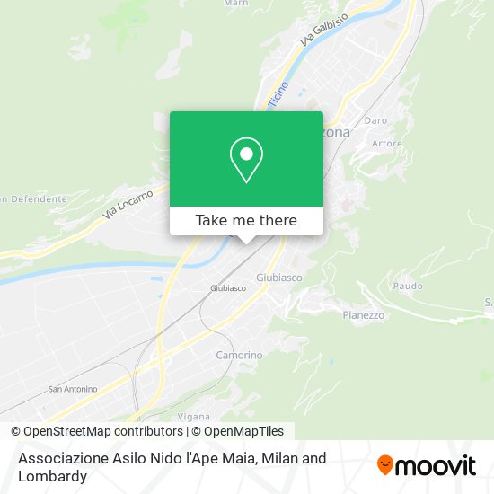 Associazione Asilo Nido l'Ape Maia map