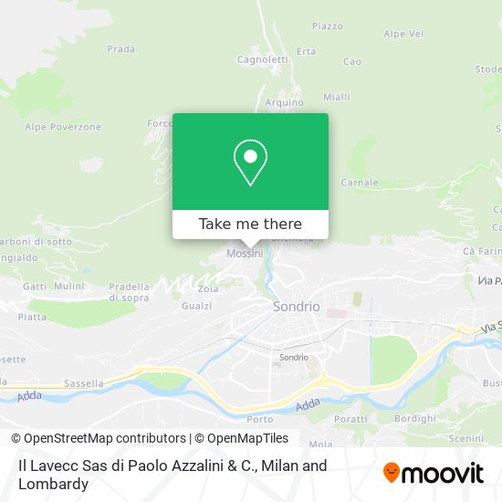 Il Lavecc Sas di Paolo Azzalini & C. map