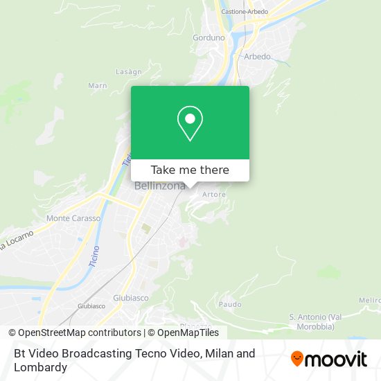 Bt Video Broadcasting Tecno Video map