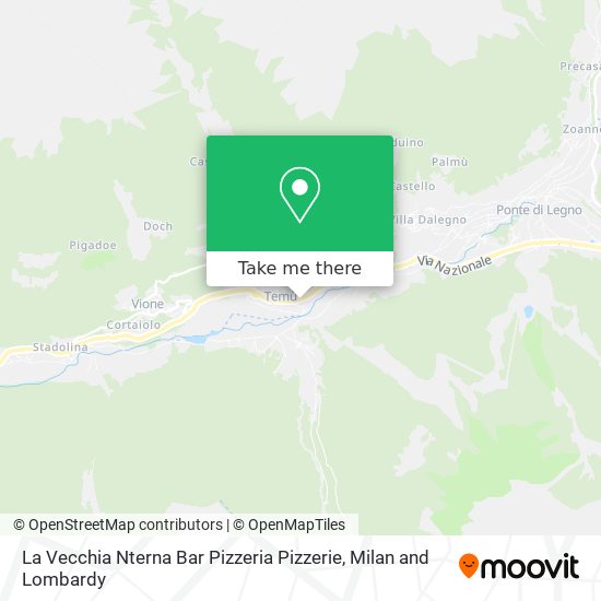 La Vecchia Nterna Bar Pizzeria Pizzerie map