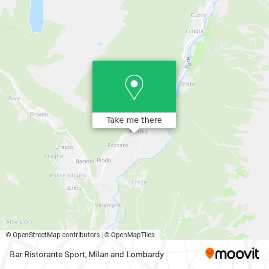 Bar Ristorante Sport map