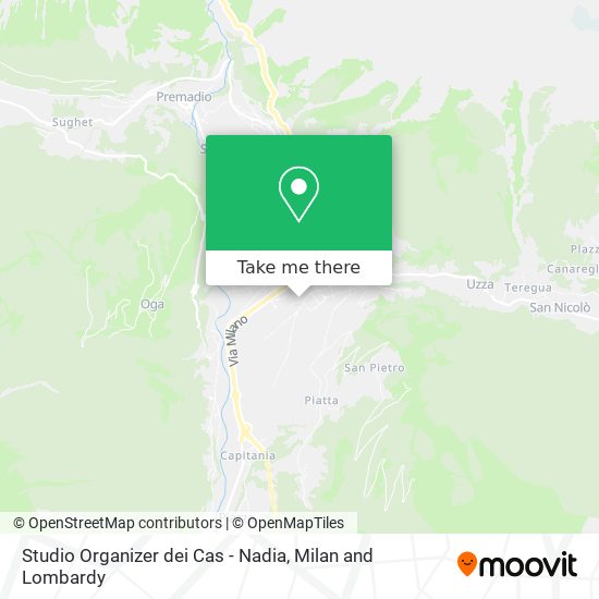 Studio Organizer dei Cas - Nadia map