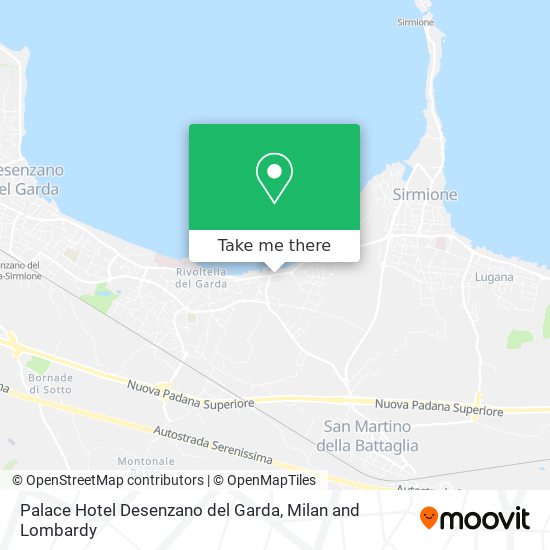 Palace Hotel Desenzano del Garda map