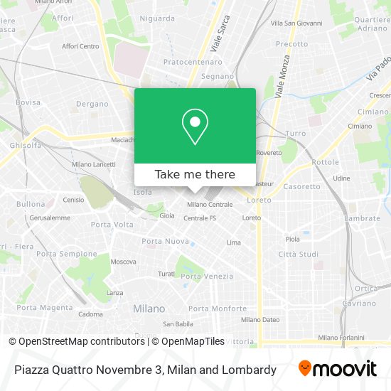 Piazza Quattro Novembre 3 map