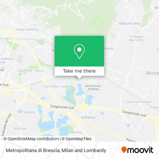 Metropolitana di Brescia map