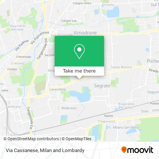 Via Cassanese map