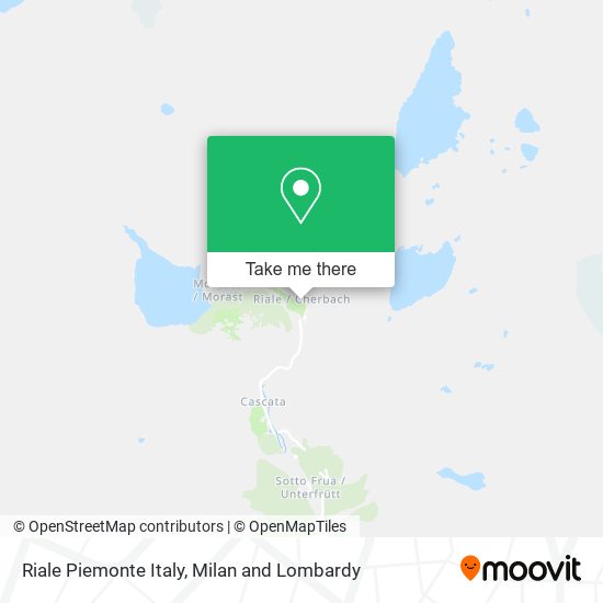 Riale Piemonte Italy map