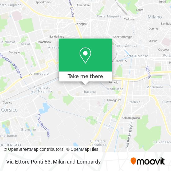 Via Ettore Ponti 53 map