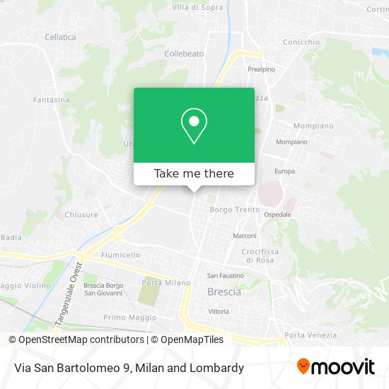 Via San Bartolomeo 9 map