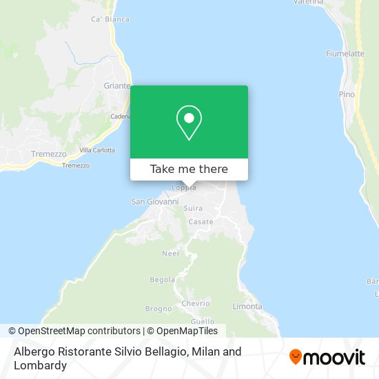 Albergo Ristorante Silvio Bellagio map