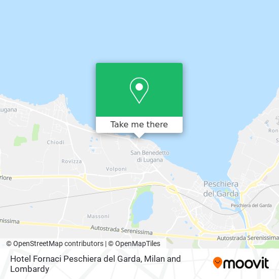 Hotel Fornaci Peschiera del Garda map