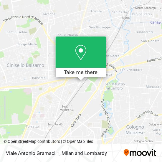 Viale Antonio Gramsci 1 map