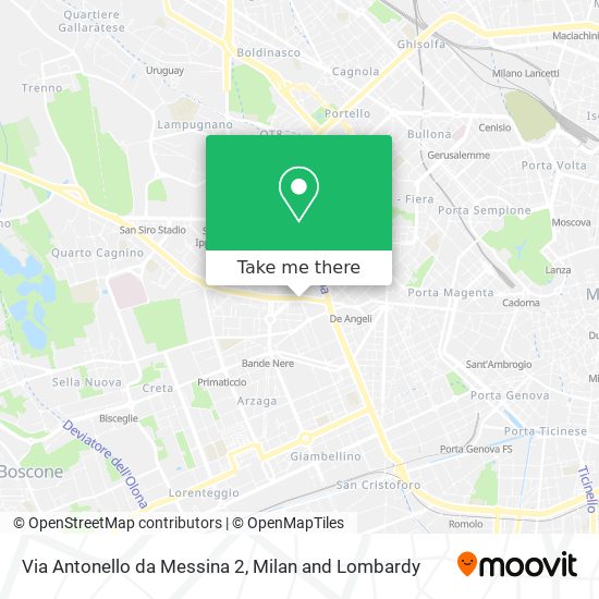 Via Antonello da Messina 2 map